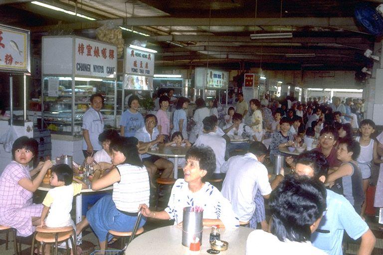 Hawker scene 1980s